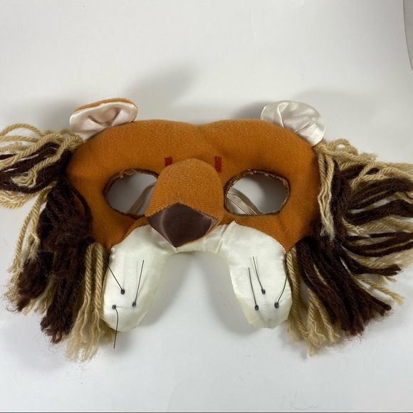 Vintage handmade child’s lion mask Halloween cute - Picture 5 of 5